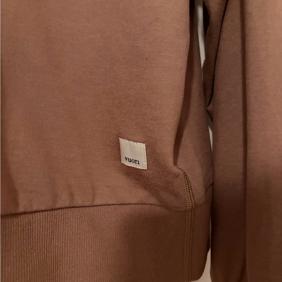 Vuori Halo Crew Goldenrod Heather Sweatshirt Women’s Large - Picture 4 of 11